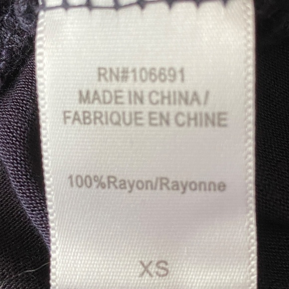 Young Fabulous & Broke Oversized Ombré Gradient Draped Blouse Top Size XS - Picture 6 of 10